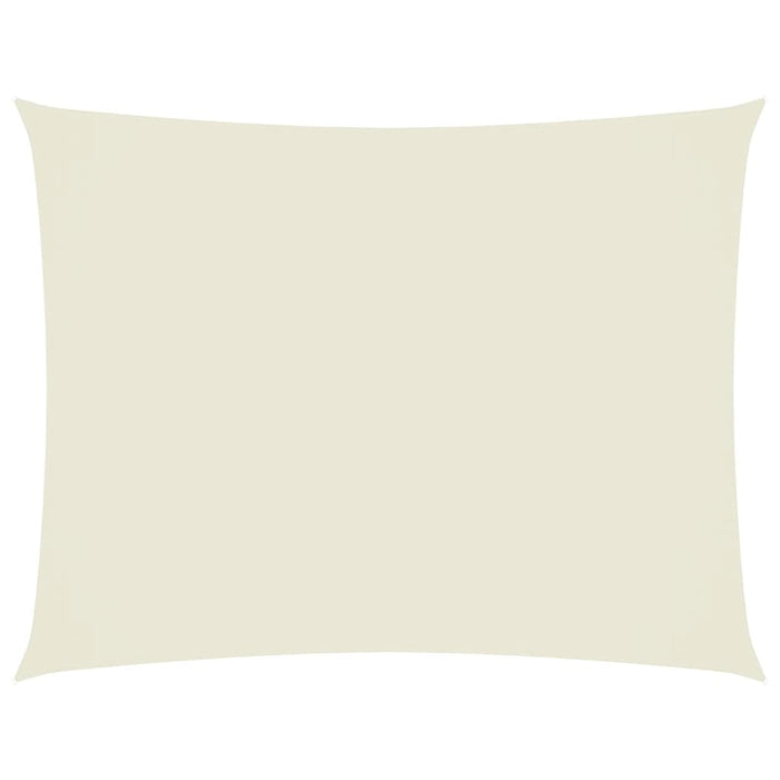 Parasole a Vela Oxford Rettangolare 2,5x3,5 m Crema