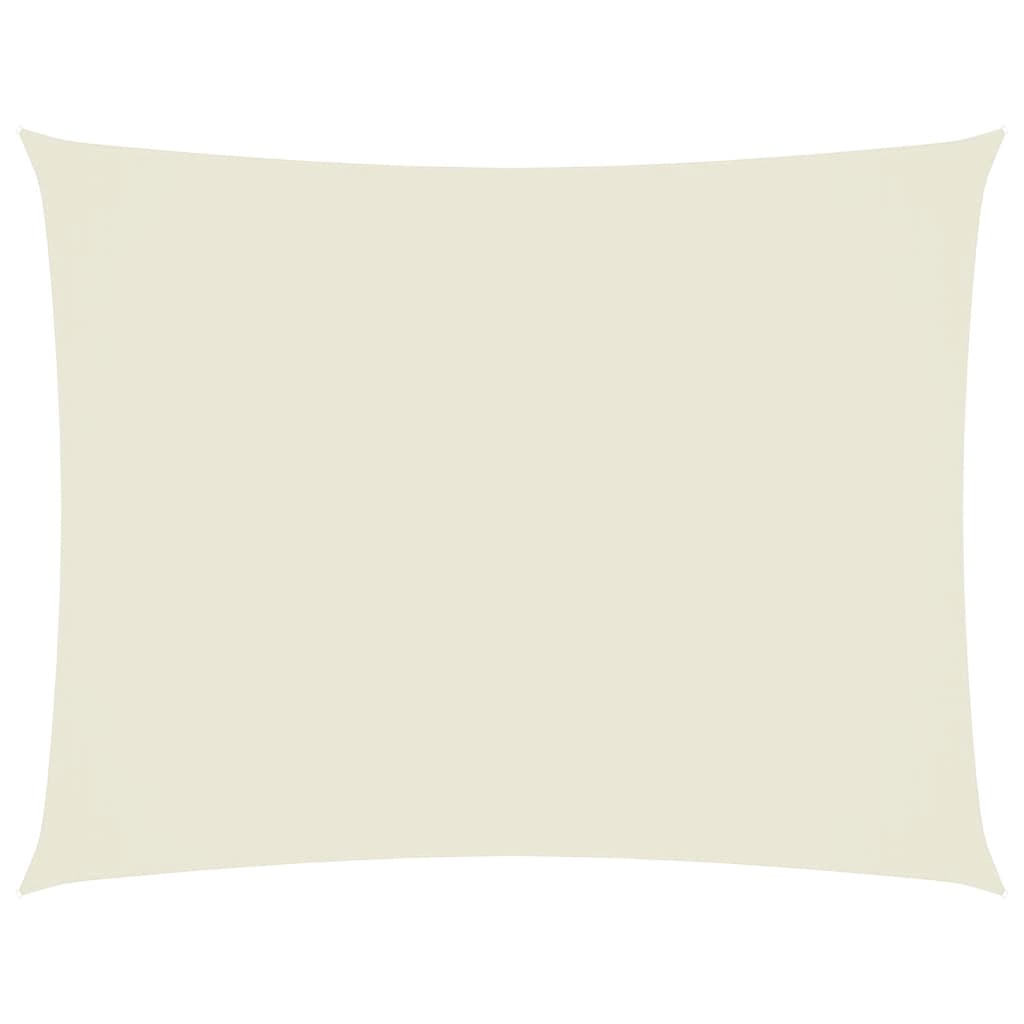 Parasole a Vela Oxford Rettangolare 2,5x3,5 m Crema 135206