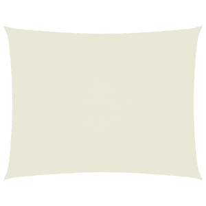 Parasole a Vela Oxford Rettangolare 2,5x4 m Crema 135207