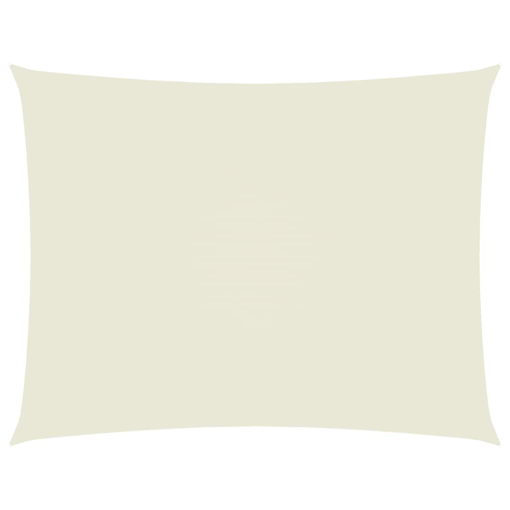 Parasole a Vela Oxford Rettangolare 2,5x4 m Crema