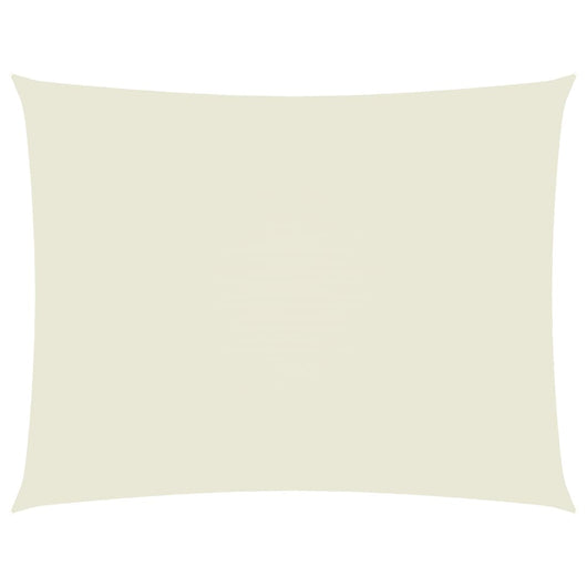 Parasole a Vela Oxford Rettangolare 2,5x4 m Crema