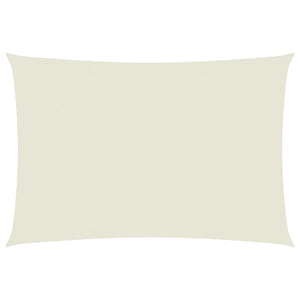 Parasole a Vela Oxford Rettangolare 2,5x4,5 m Crema 135208