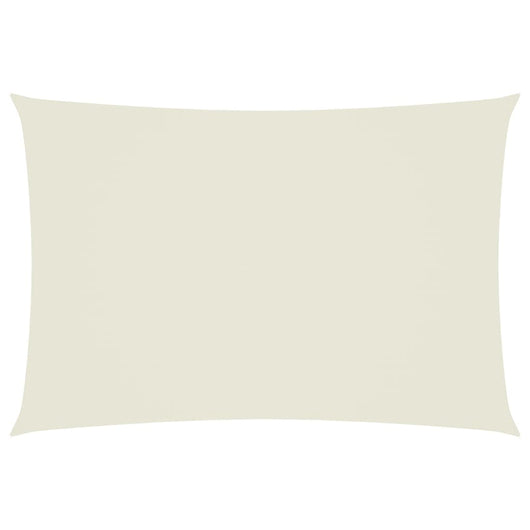Parasole a Vela Oxford Rettangolare 2,5x4,5 m Crema 135208