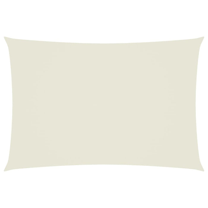 Parasole a Vela Oxford Rettangolare 2,5x4,5 m Crema 135208