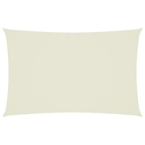 Parasole a Vela Oxford Rettangolare 2,5x5 m Crema cod mxl 66469