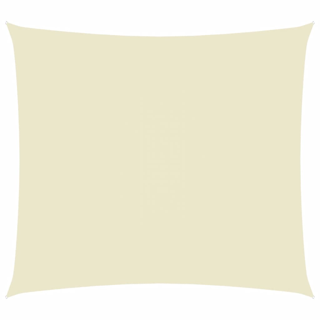 Vela telo ombreggiante parasole parasole rettangolare tessuto oxford 3 x 4 mt crema 02_0009664
