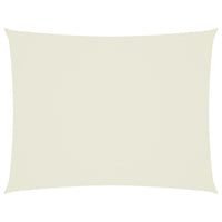 Parasole a Vela Oxford Rettangolare 3x4 m Crema 135210