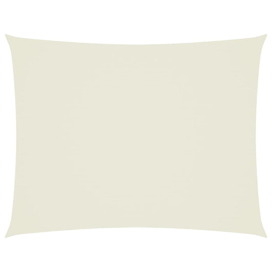 Parasole a Vela Oxford Rettangolare 3x4 m Crema