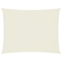 Parasole a Vela Oxford Rettangolare 3x4,5 m Crema