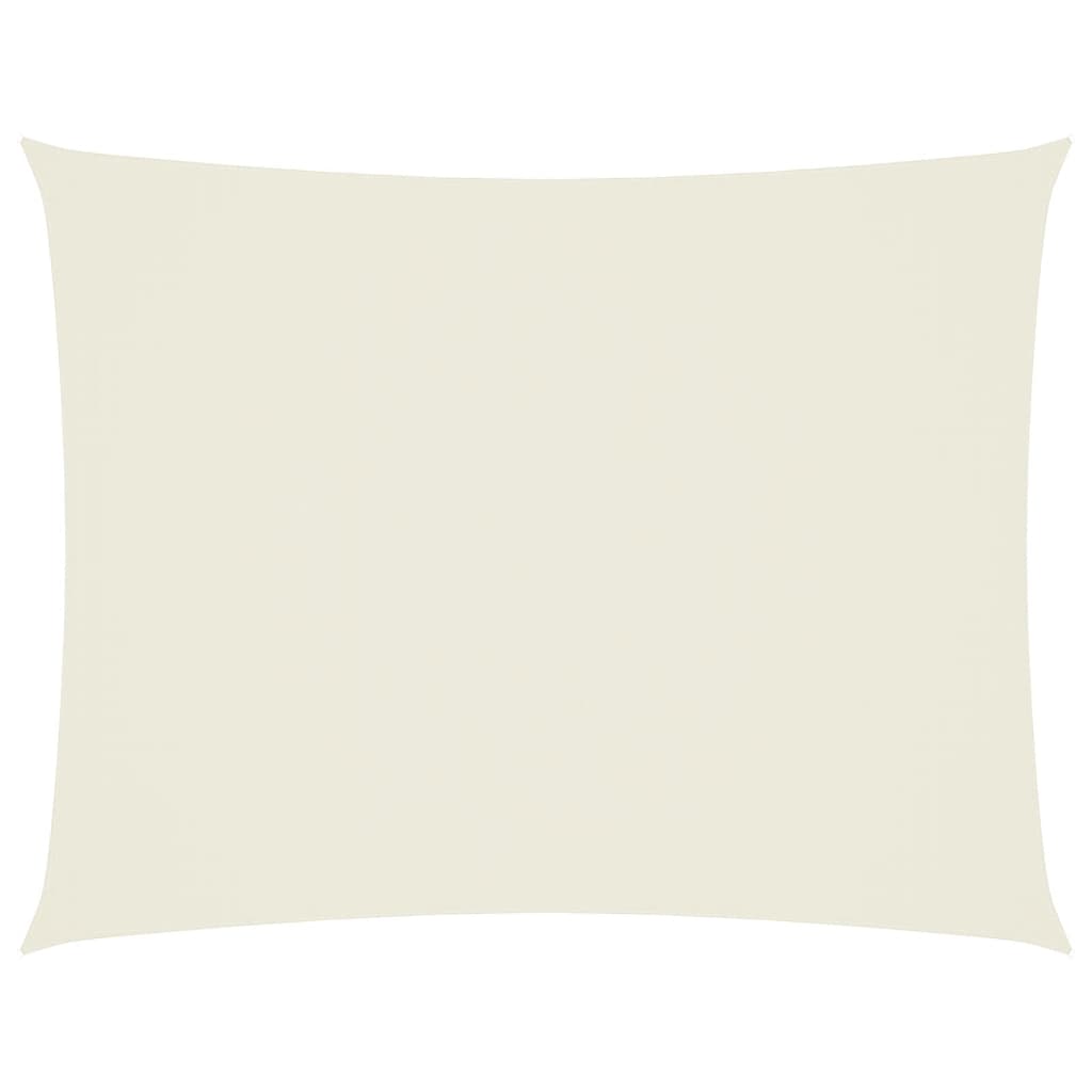 Parasole a Vela Oxford Rettangolare 3x4,5 m Crema 135211