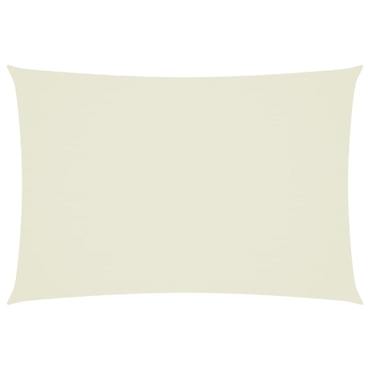 Parasole a Vela Oxford Rettangolare 3x5 m Crema 135212