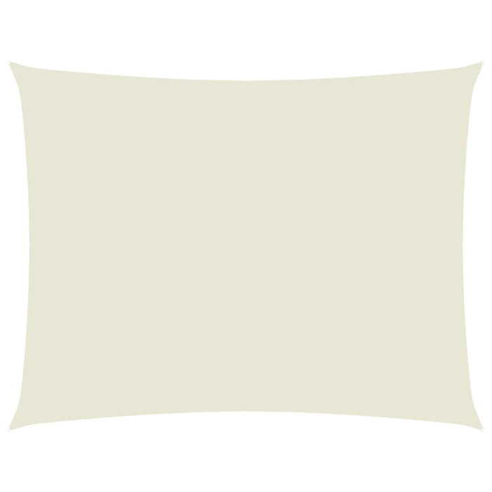 Parasole a Vela Oxford Rettangolare 3,5x4,5 m Crema cod mxl 11491