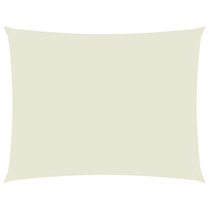 Parasole a Vela Oxford Rettangolare 3,5x4,5 m Crema 135214