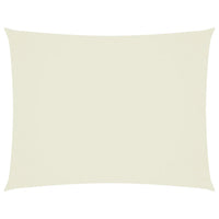 Parasole a Vela Oxford Rettangolare 3,5x5 m Crema cod mxl 12003