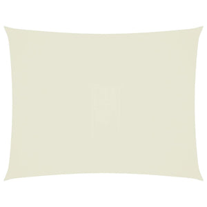 Parasole a Vela Oxford Rettangolare 4x5 m Crema