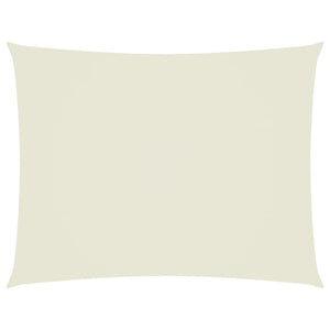 Parasole a Vela Oxford Rettangolare 5x7 m Crema