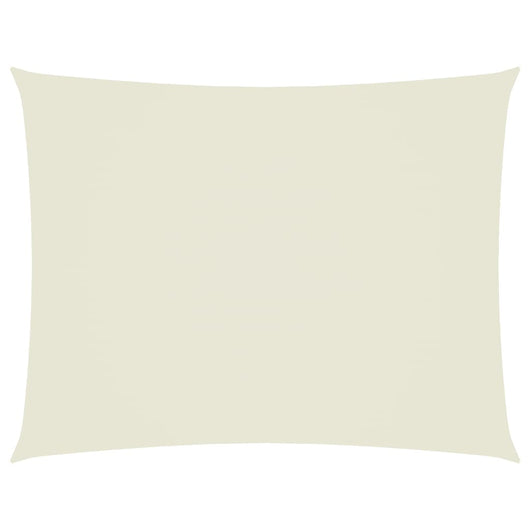 Parasole a Vela Oxford Rettangolare 5x7 m Crema