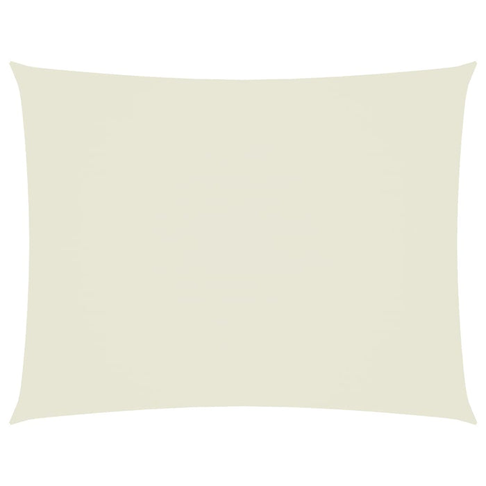 Parasole a Vela Oxford Rettangolare 5x7 m Crema