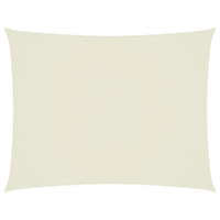Parasole a Vela Oxford Rettangolare 6x7 m Crema cod mxl 66501