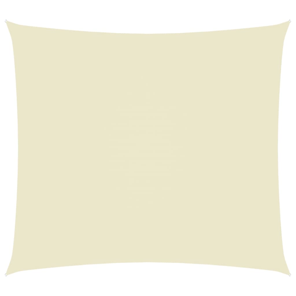 Vela ombreggiante rettangolare in tessuto Oxford 6 x 7 m crema 02_0009736