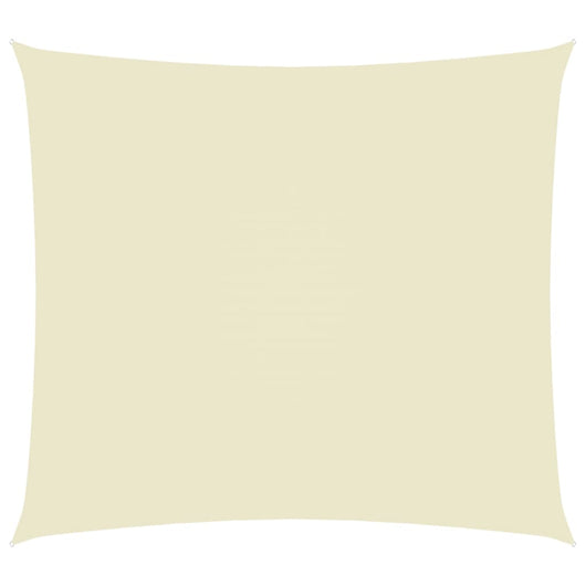 Vela ombreggiante rettangolare in tessuto Oxford 6 x 7 m crema 02_0009736