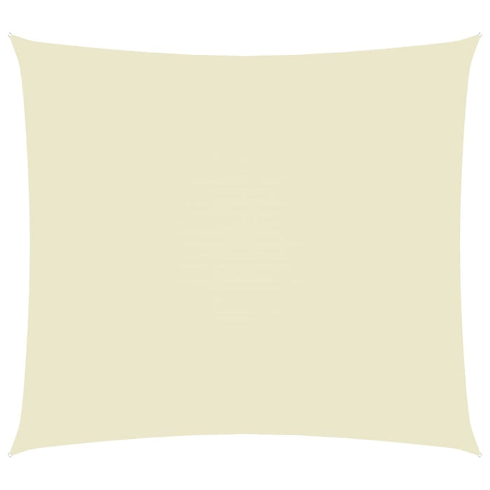 Vela ombreggiante rettangolare in tessuto Oxford 6 x 7 m crema 02_0009736