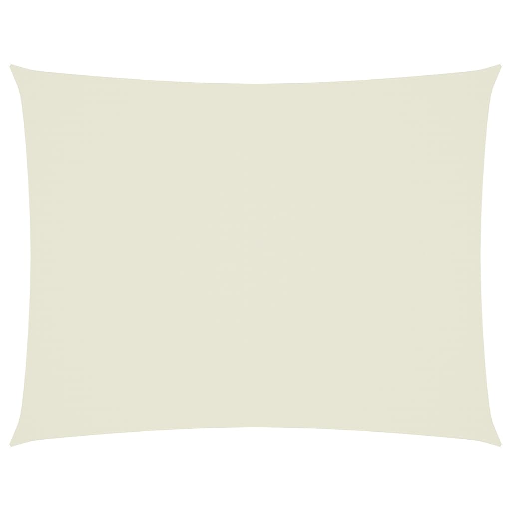 Parasole a Vela Oxford Rettangolare 6x8 m Crema 135223