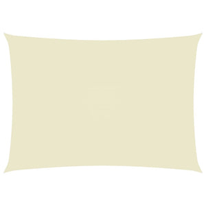 Vela ombreggiante rettangolare in tessuto Oxford 6 x 8 m crema 02_0009744