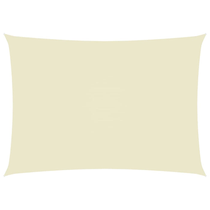 Vela ombreggiante rettangolare in tessuto Oxford 6 x 8 m crema 02_0009744