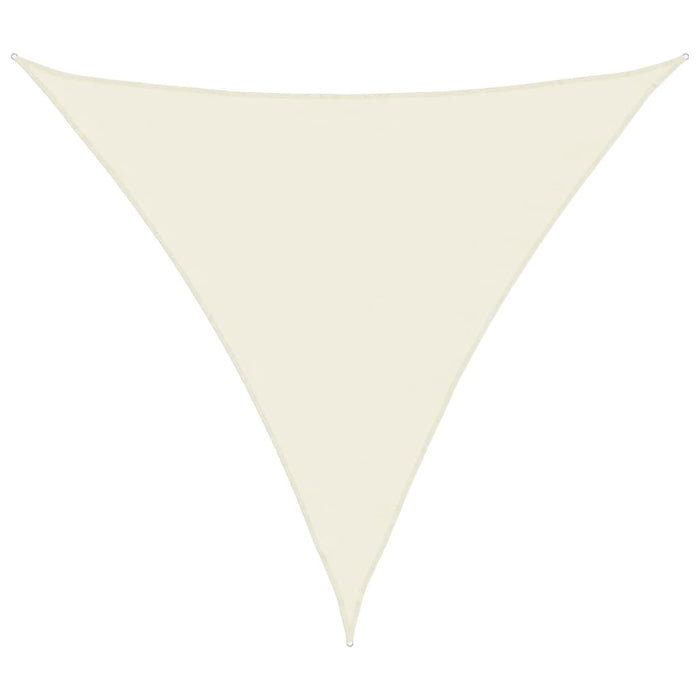 Parasole a Vela Oxford Triangolare 4x4x4 m Crema cod mxl 9624