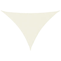 Parasole a Vela Oxford Triangolare 4x5x6,4 m Crema