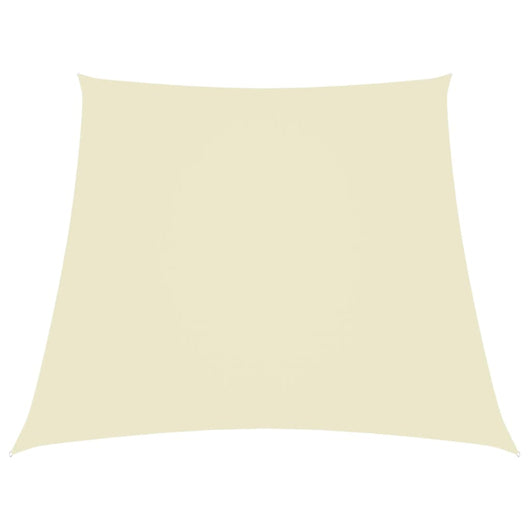 Telo parasole vela trapezio tessuto Oxford 2/4 x 3 mt crema 02_0009750