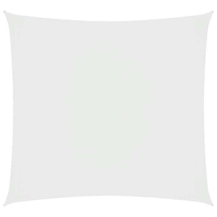 Parasole a Vela in Tela Oxford Quadrata 4,5x4,5 m Bianco 135250