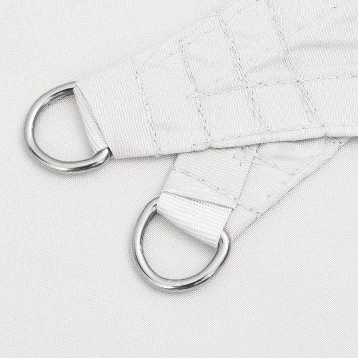 Parasole a Vela in Tela Oxford Quadrata 4,5x4,5 m Bianco 135250