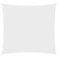 Parasole a Vela in Tela Oxford Quadrata 6x6 m Bianco