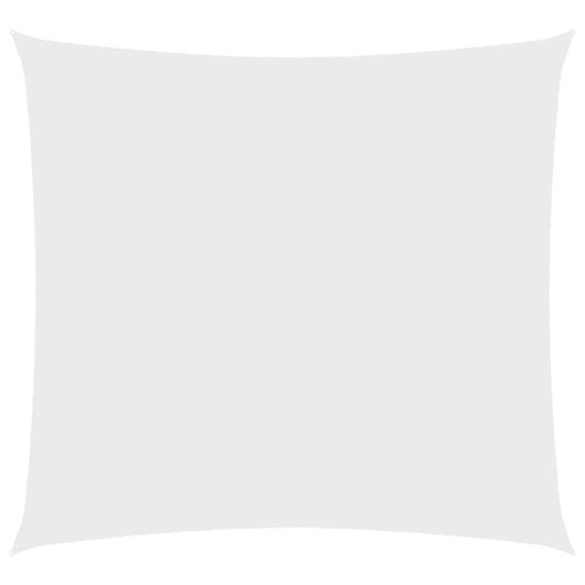 Parasole a Vela in Tela Oxford Quadrata 6x6 m Bianco