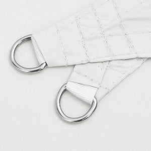 Parasole a Vela in Tela Oxford Quadrata 7x7 m Bianco