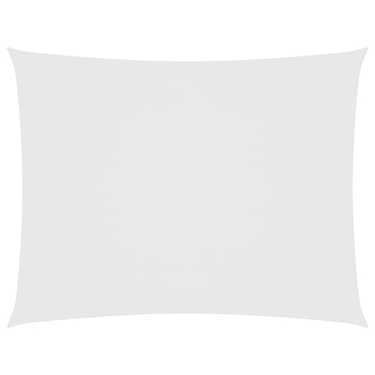 Parasole a Vela Oxford Rettangolare 2,5x3,5 m Bianco