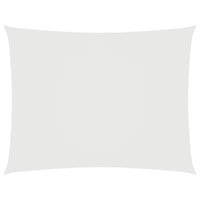 Parasole a Vela Oxford Rettangolare 2,5x3,5 m Bianco 135261