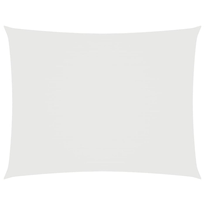 Parasole a Vela Oxford Rettangolare 2,5x3,5 m Bianco 135261