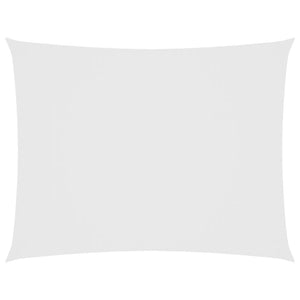 Parasole a Vela Oxford Rettangolare 2,5x4 m Bianco 135262