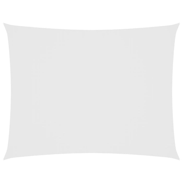 Parasole a Vela Oxford Rettangolare 2,5x4 m Bianco 135262