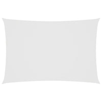 Parasole a Vela Oxford Rettangolare 2,5x4,5 m Bianco cod mxl 18382
