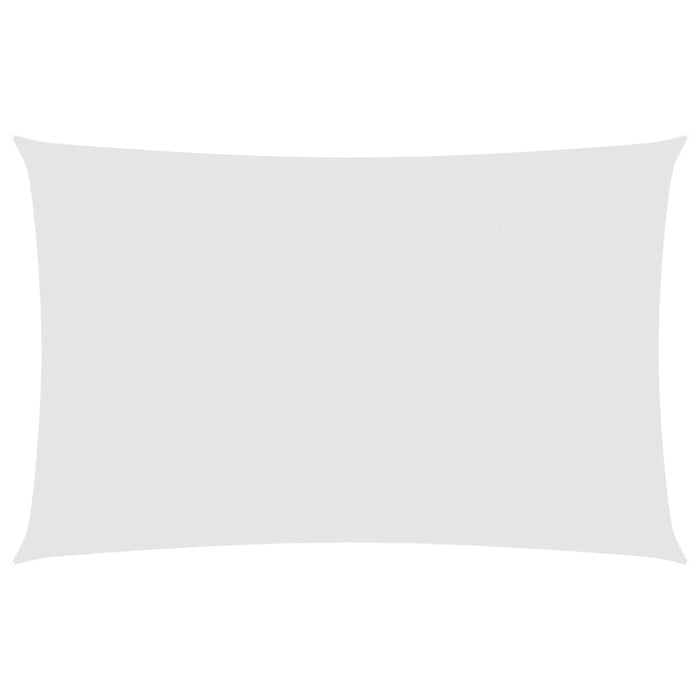 Parasole a Vela Oxford Rettangolare 2,5x5 m Bianco