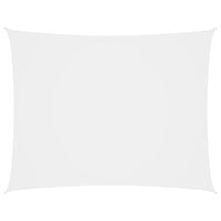 Vela parasole in tessuto oxford rettangolare 3 x 4 m bianco 02_0009663