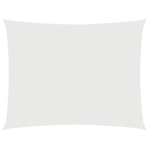 Parasole a Vela Oxford Rettangolare 3x4,5 m Bianco 135266