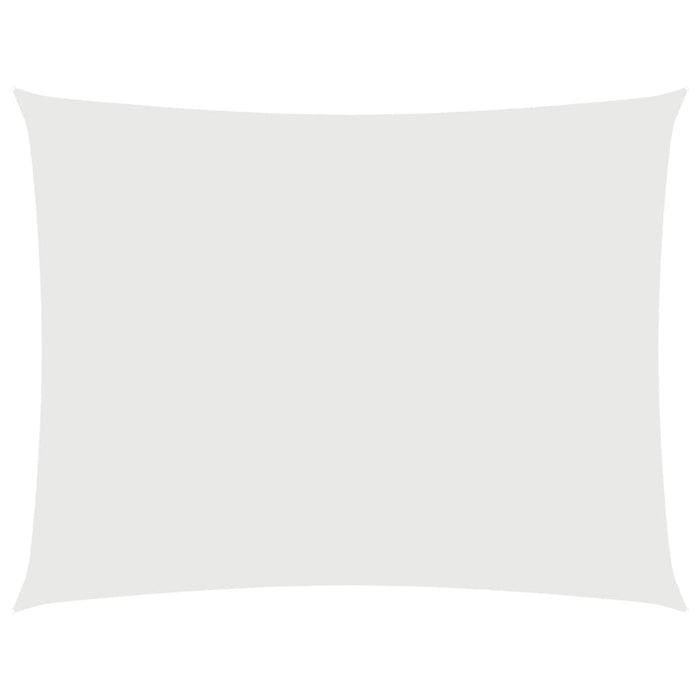 Parasole a Vela in Tessuto Oxford Rettangolare 3,5x4,5m Bianco cod mxl 18464