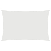 Parasole a Vela Oxford Rettangolare 4x7 m Bianco 135273