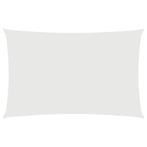 Parasole a Vela Oxford Rettangolare 4x7 m Bianco 135273
