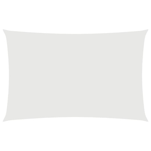 Parasole a Vela Oxford Rettangolare 4x7 m Bianco 135273